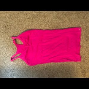 Hot pink workout top size medium